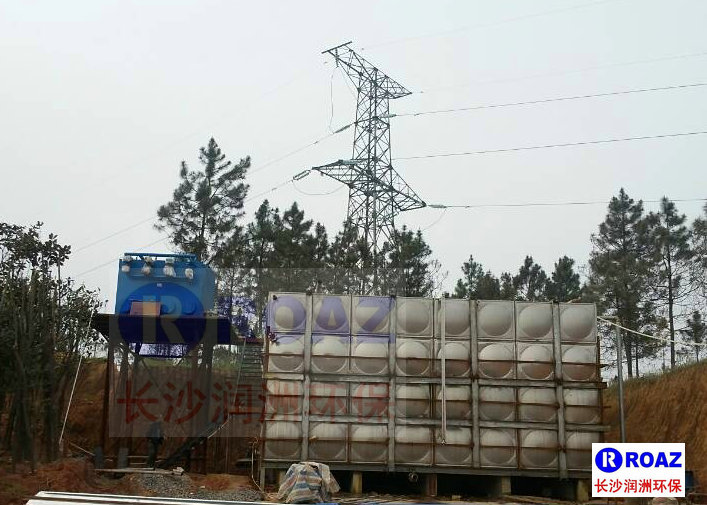 一體化凈水設備在水泥廠投入使用！